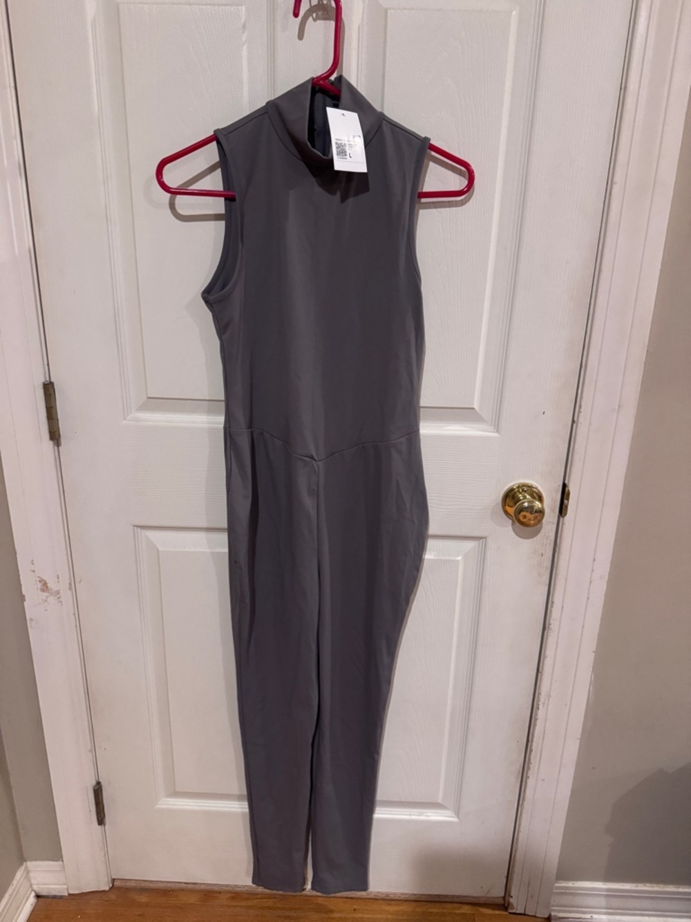 Forever 21 Charcoal Sleeveless Mock Neck Dress